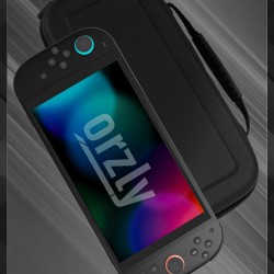 Orzly Carry Case for Nintendo Switch 2 (2025) Hard Shell Travel Case with Screen Padding, Game Cards and microSD Slots with Zipped and Open Pockets for Accessories - Gift Box Edition 