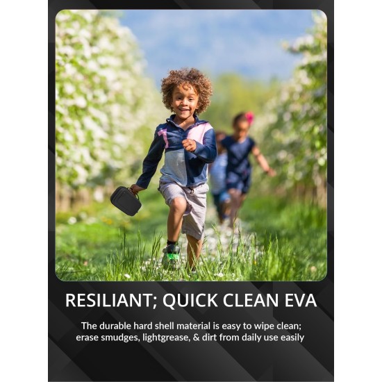 Orzly Carry Case for Nintendo Switch 2 (2025) Hard Shell Travel Case with Screen Padding, Game Cards and microSD Slots with Zipped and Open Pockets for Accessories - Gift Box Edition 